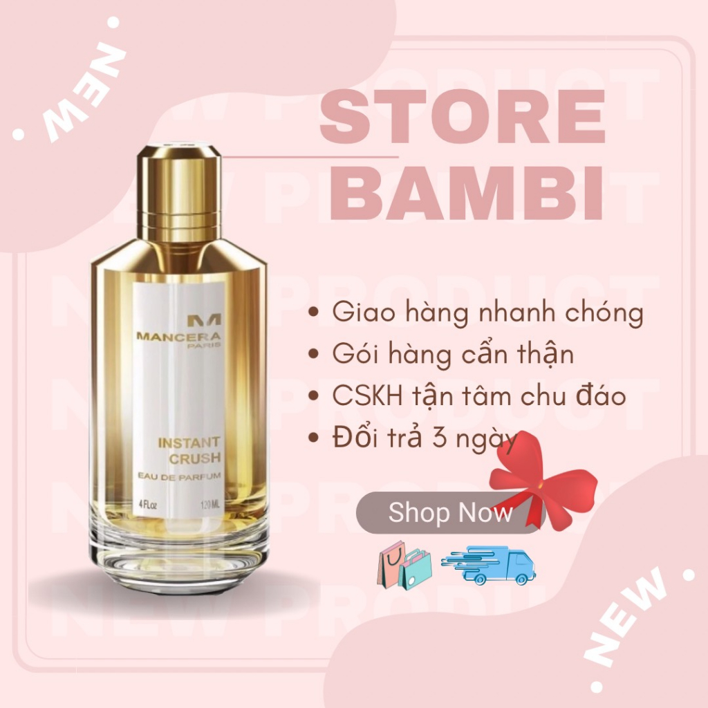 💖 𝘽𝘼𝙈𝘽𝙄 💖 Mẫu thử  Mancera Instant Crush 10ml