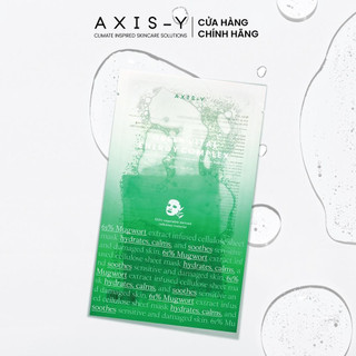 Combo : 1pcs qt i'm from mặt nạ rửa mugwort mask 30g &1pcs qt axis-y mặt nạ giấy mugwort green vital ener