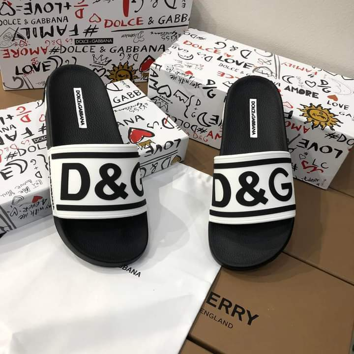 Dép quai ngang nam D&G đế PU siêu bền, đẹp 2k23