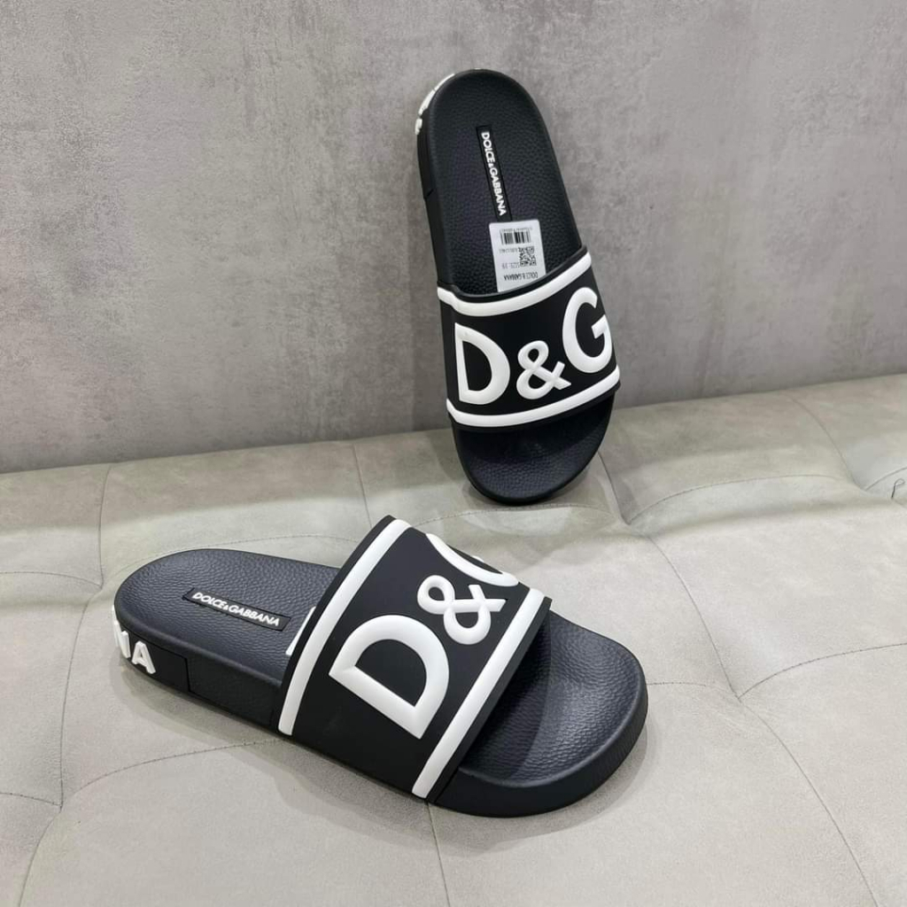 Dép quai ngang nam D&G đế PU siêu bền, đẹp 2k23