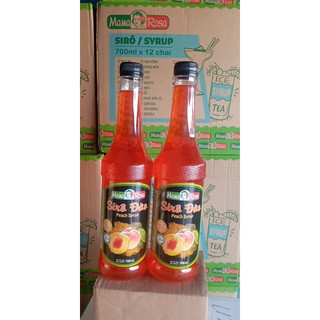 Siro đào mama rosa chai 700ml