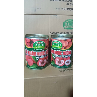 Vải thiều ngâm nước đường rich 565g