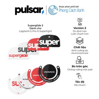 Feet chuột Pulsar Superglide 2 - Logitech G Pro X Superlight 1 - Hàng Chính Hãng
