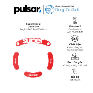 Feet chuột Pulsar Superglide 2 - Logitech G Pro Wireless - Hàng Chính Hãng