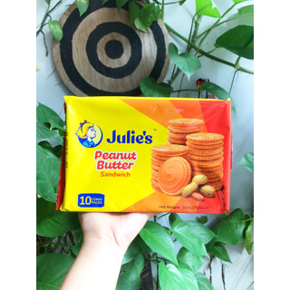 Bánh Quy Julie's Nhân Bơ Đậu Phộng Peanut Butter Sandwich (Gói 150g)