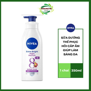 Sữa Dưỡng Thể Trắng Da Nivea Ban Đêm 200ml/350ml
