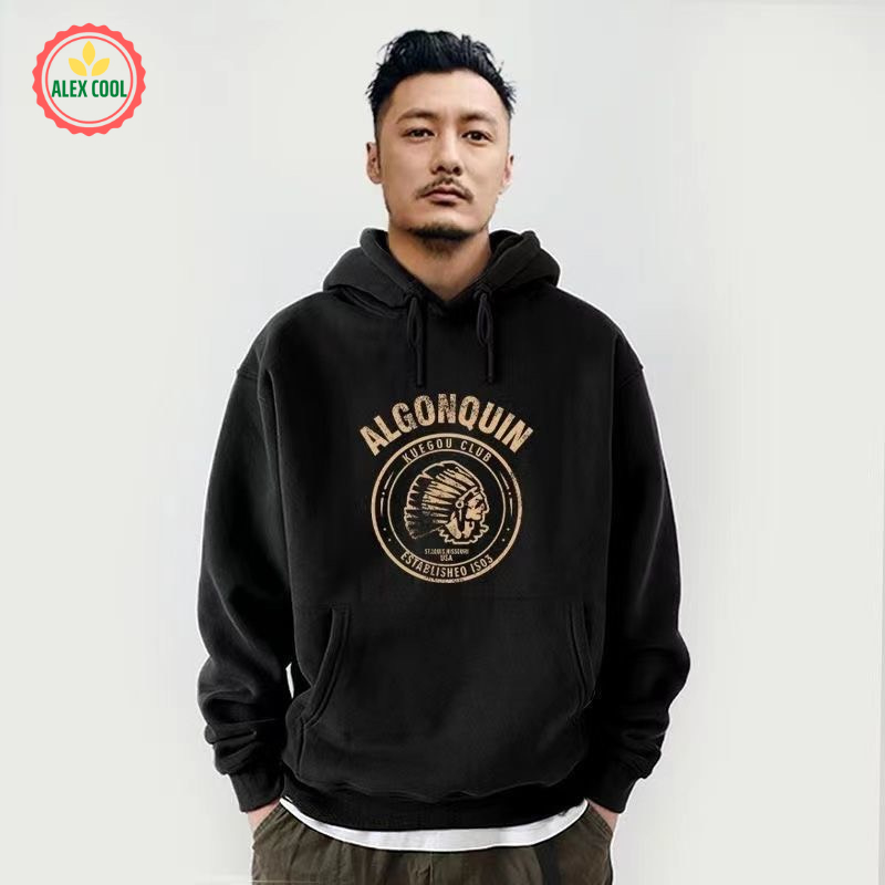 Áo hoodie, áo khoác hoodie nam nữ chất nỉ dày form rộng có mũ giá rẻ HOODIE13 - Alex Cool