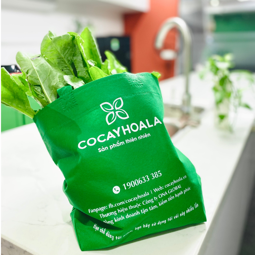 Túi vải đa năng Cỏ Cây Hoa Lá chính hãng thân thiên với môi trường