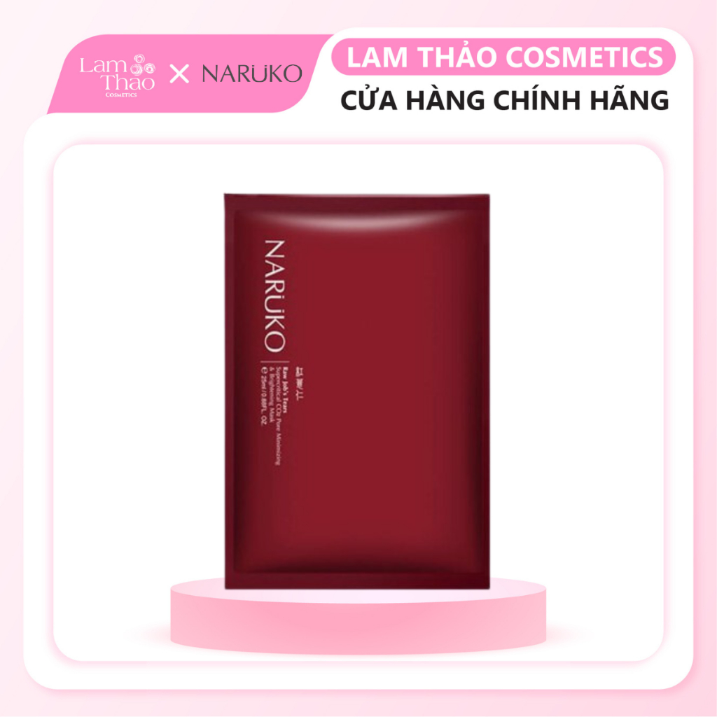 Mặt Nạ Ý Dĩ Nhân Đỏ Làm Trắng Sáng Và Đều Màu Da Naruko Raw Job's Tears Brightening Mask