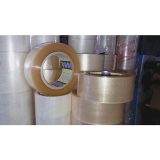Cuộn băng keo trong dán thùng 100yd