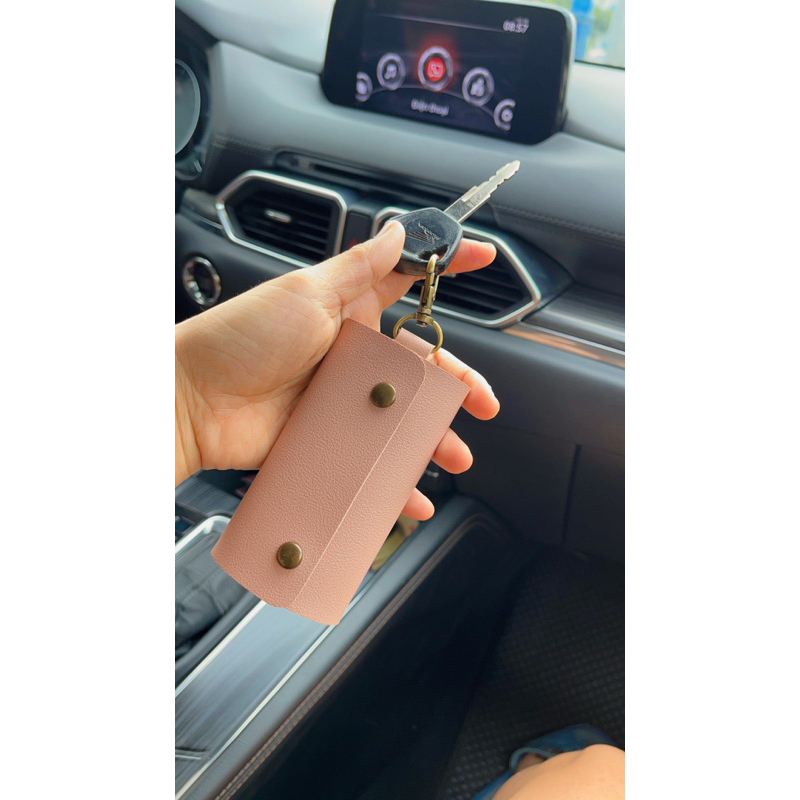 Miễn phí khắc tên Ví treo chìa khoá, Ví móc khoá, ví thẻ xe đa năng YOURS