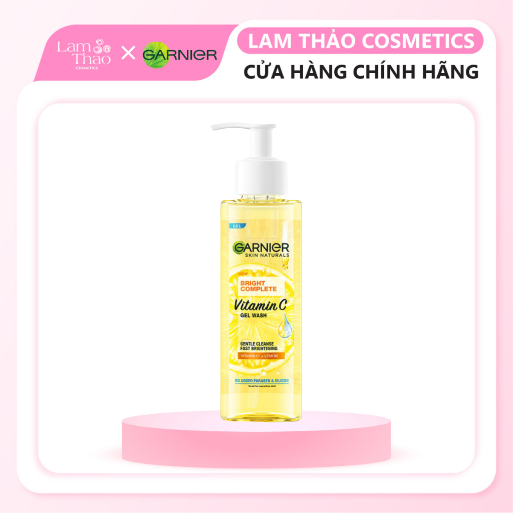 Gel Rửa Mặt Sạch Sâu Dịu Nhẹ Sáng Da Garnier Vitamin C Bright Complete Vitamin C Gel Wash Skincare 1