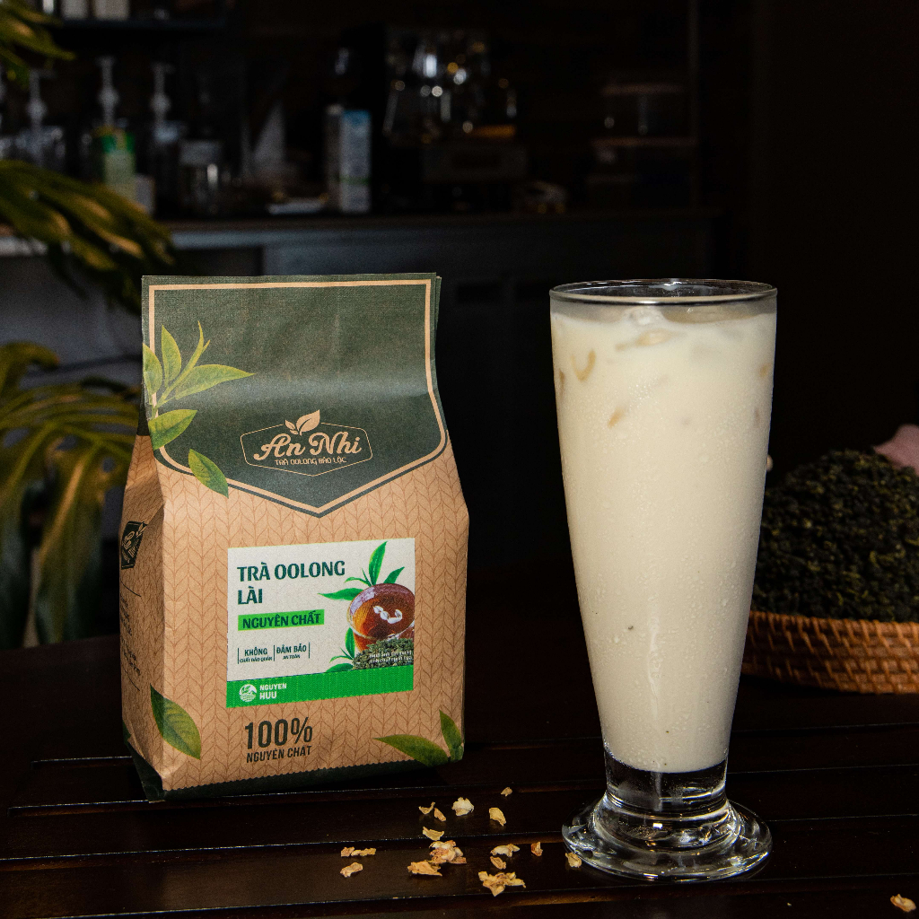 Trà ô long hoa nhài An Nhi thơm ngon chuyên dùng trong pha chế trà sữa - Quy cách: 500g/túi