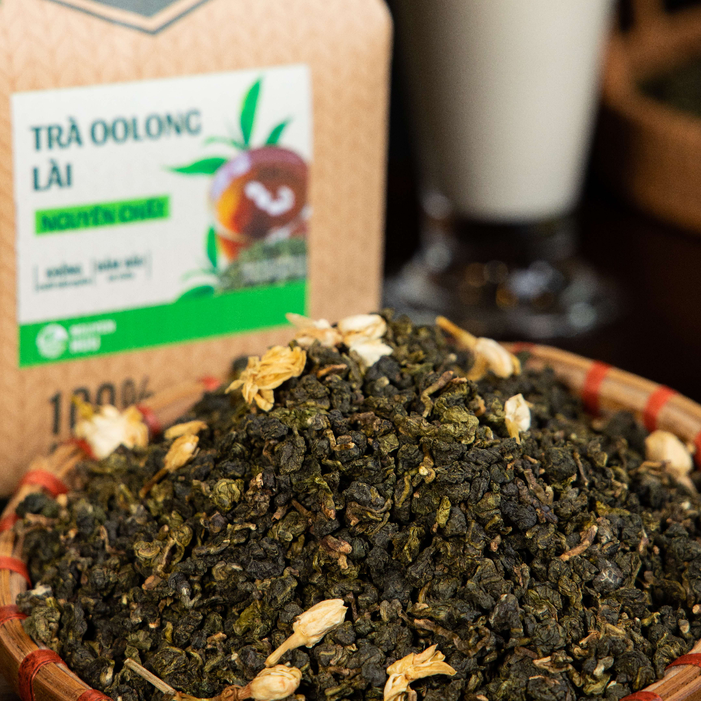 Trà ô long hoa nhài An Nhi thơm ngon chuyên dùng trong pha chế trà sữa - Quy cách: 500g/túi