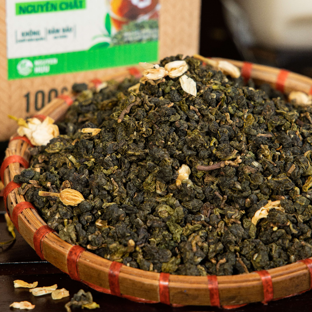 Trà ô long hoa nhài An Nhi thơm ngon chuyên dùng trong pha chế trà sữa - Quy cách: 500g/túi