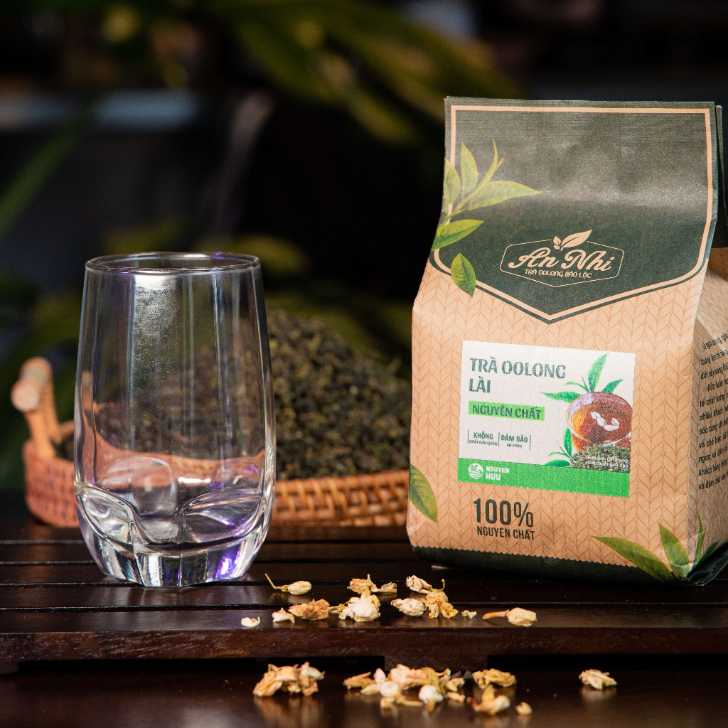 Trà ô long hoa nhài An Nhi thơm ngon chuyên dùng trong pha chế trà sữa - Quy cách: 500g/túi