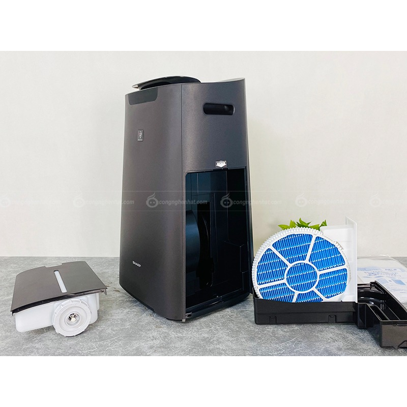 Máy lọc không khí tạo ẩm Sharp KI-NS70 Tự làm sạch màng lọc cho Diện tích 51m2 - Nội địa Nhật - Bảo hành 24 tháng
