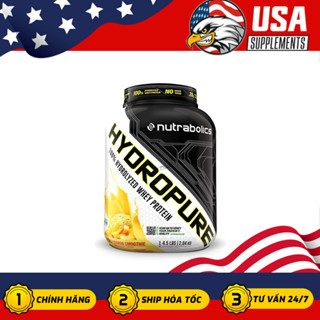 Sữa Tăng Cơ Bắp Nutrabolics Hydropure 4.5LBS - Whey Protein 100% thủy phân: Nguồn dinh dưỡngtối ưu