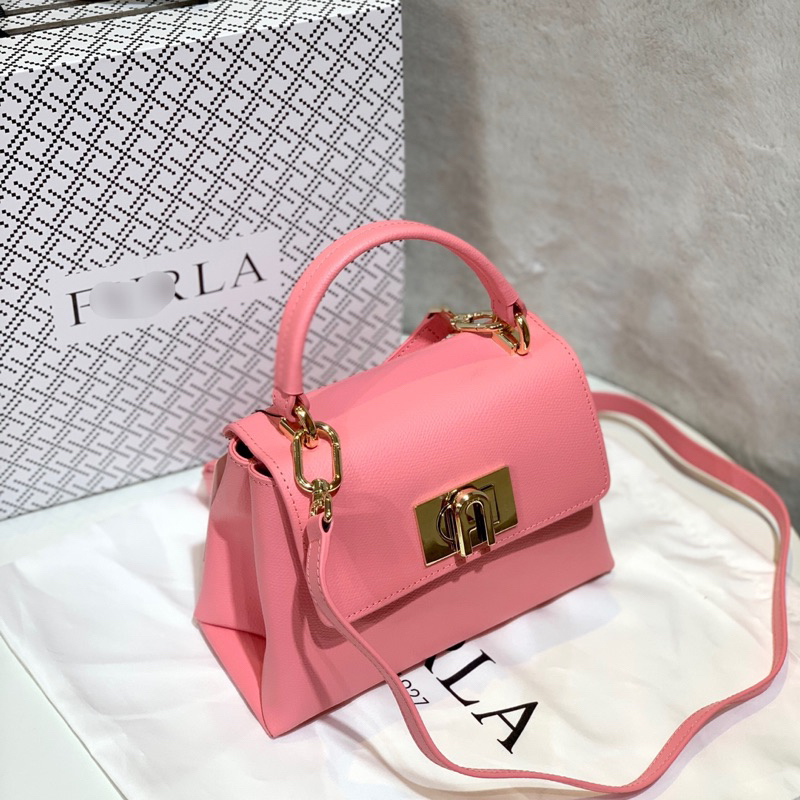 Túi furla màu hồng