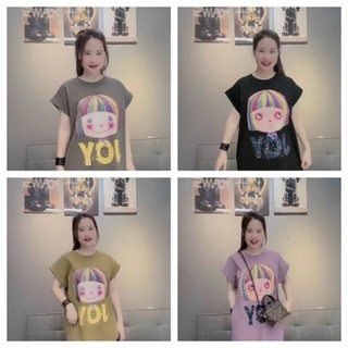Váy suông đầm suông yoj form rộng chất cotton đẹp hàng shop