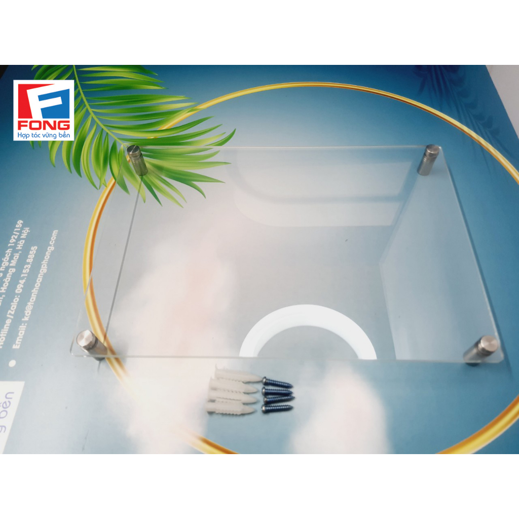 Khung ảnh mica treo tường nhiều loại kích thước A5, A4, A3