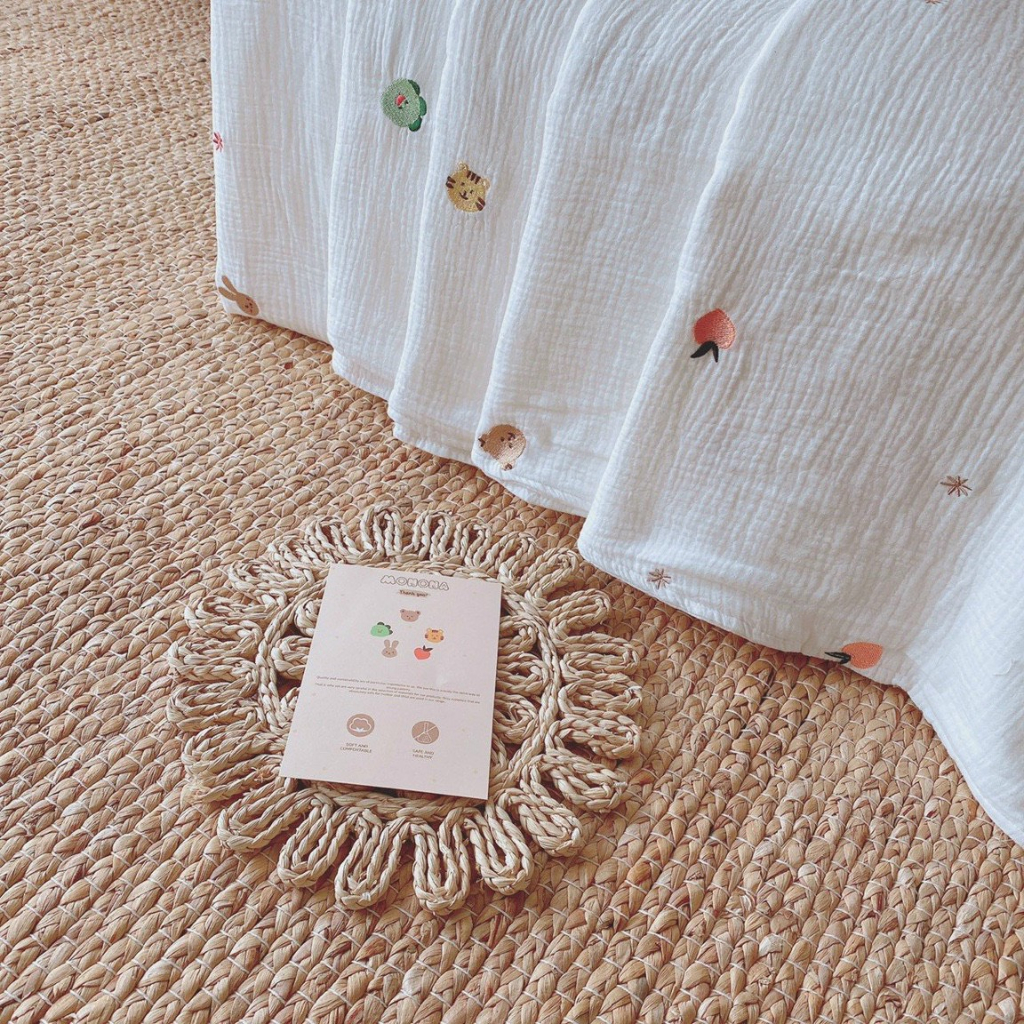 Chăn Gạc Organic MONONA Dùng Cho 4 Mùa Cho Bé