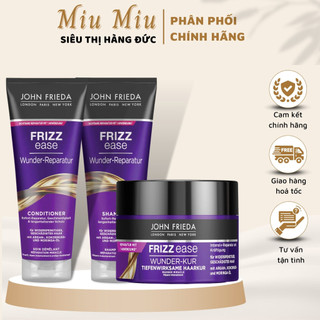 Bộ dầu gội dầu xả ủ tóc Frizz Ease siêu mềm mượt, mùi thơm sang trọng, 250ml, hàng Đức