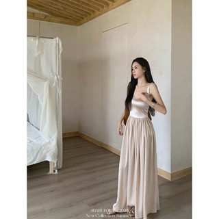 Váy/Đầm Hai Dây Thời Trang Mùa Hè Phong Cách Pháp - Sốp Nhỏ Order