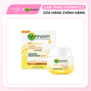 Kem Dưỡng Da Ban Ngày Garnier Light Complete Speed Whitening Serum Cream SPF30 PA+++