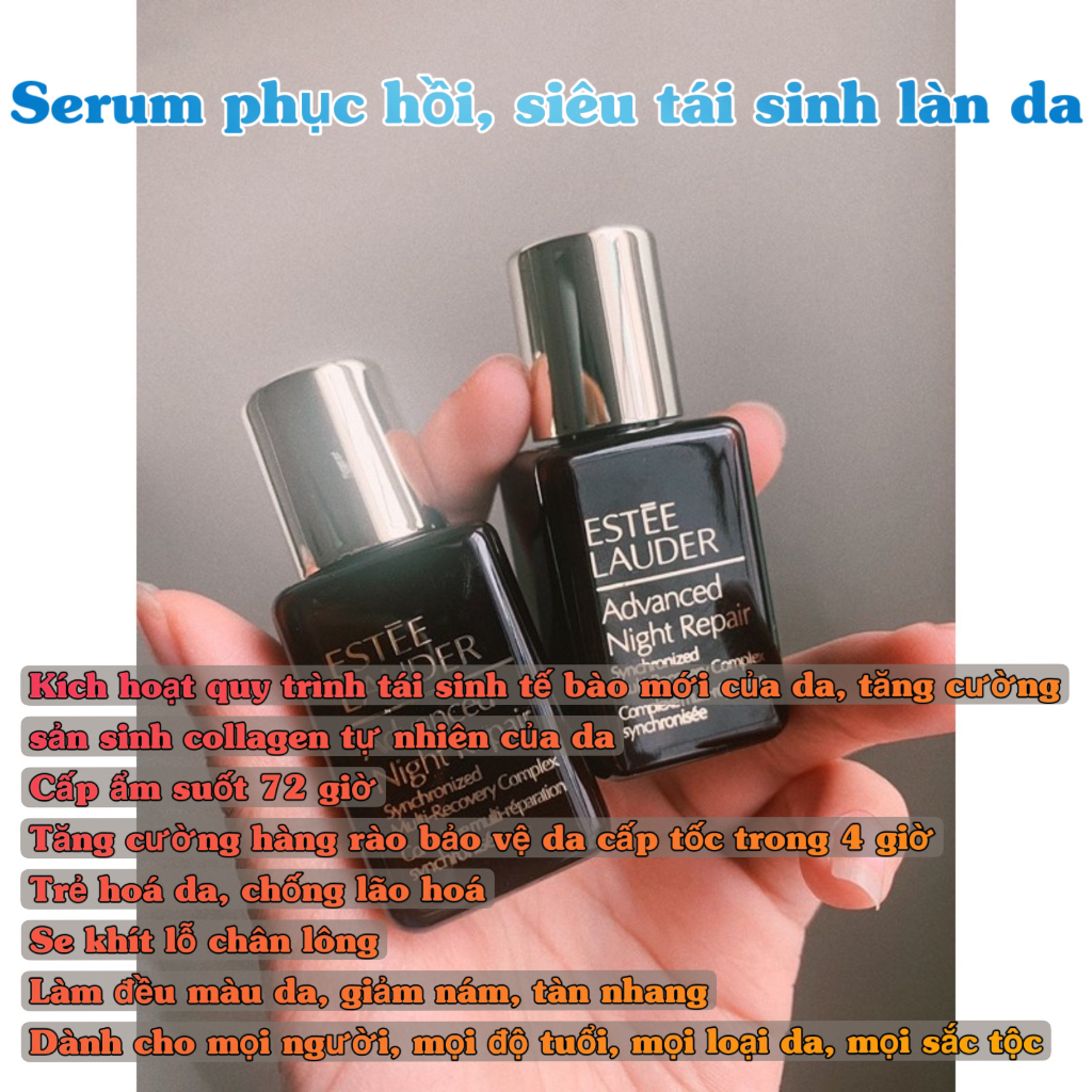 [fullbox] Estee Lauder Serum Advanced Night Repair 15ml tinh chất phục hồi tái tạo da