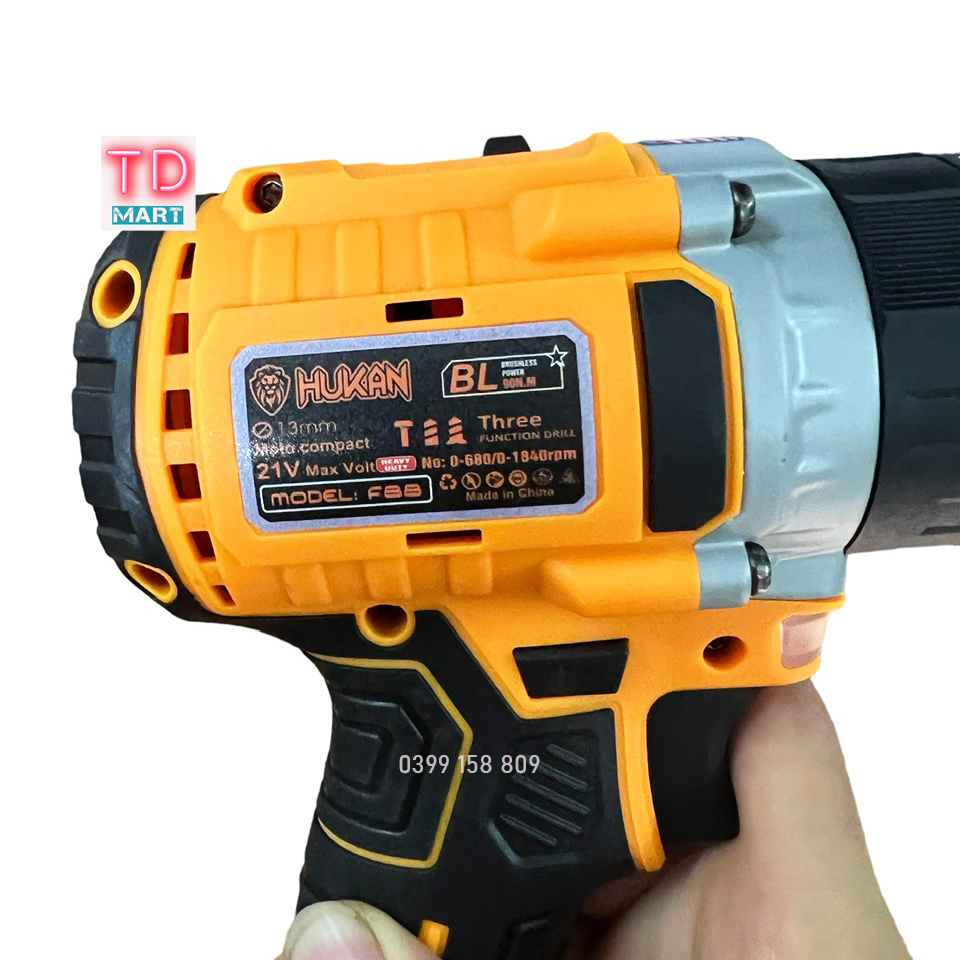 Thân Máy Khoan Pin HUKAN F88 Chân Pin Phổ Thông