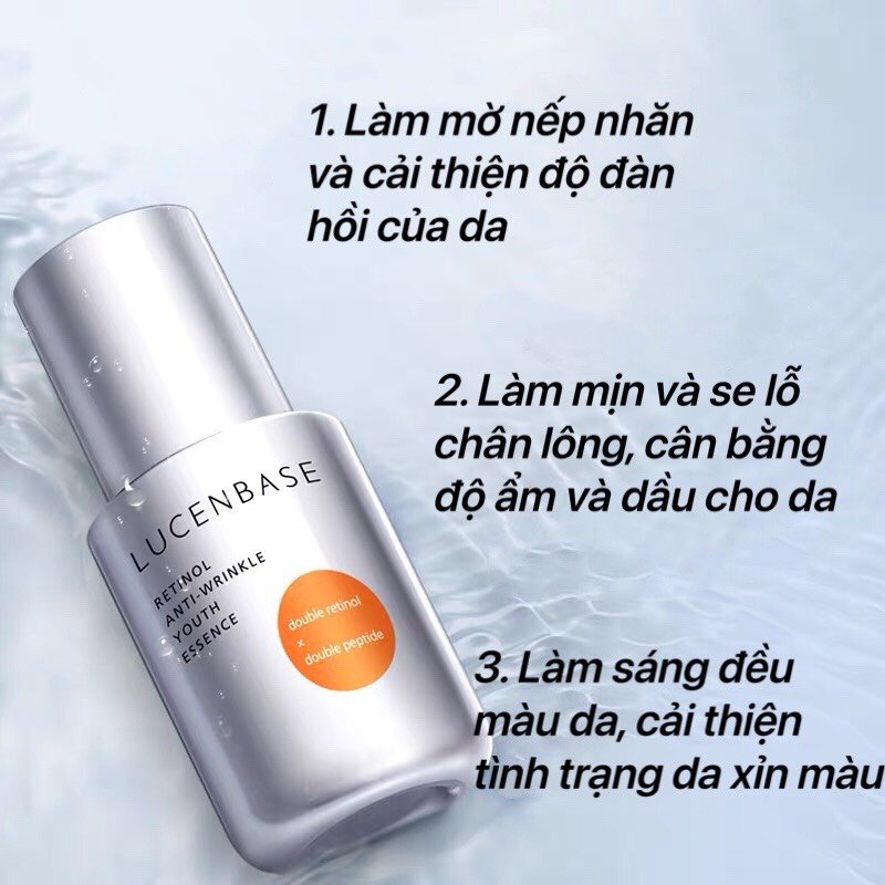 Tinh chất serum RETINOL 0.8% Lucenbase 30ml