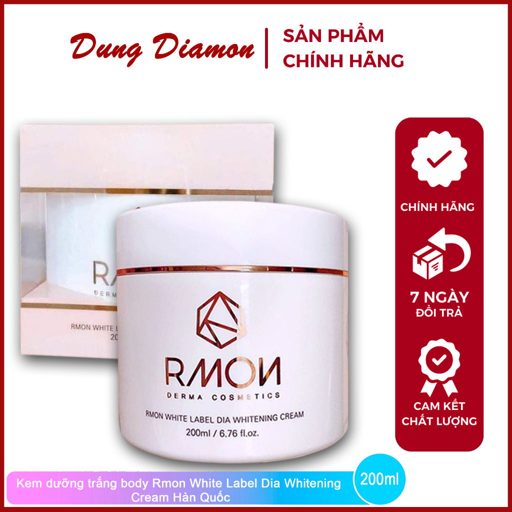 Kem body Rmon 200ml Hàn Quốc chứa tinh chất tế bào gốc phục hồi da giúp dưỡng trắng da căng bóng mịn màng KoyaShop1