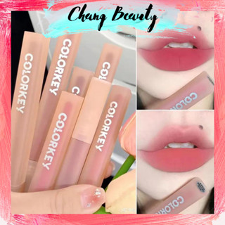 [Colorkey] Son Colorkey Soft Matte Water Tint hiệu ứng mờ lì, dạng lỏng không dính lâu thôi không thấm nước 1,8g