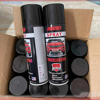 Chai xịt sơn phủ gầm Abro Spray Undercoating 461g