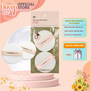 Bông Tán Kem Nền Cushion & Phấn Phủ Hàn Quốc