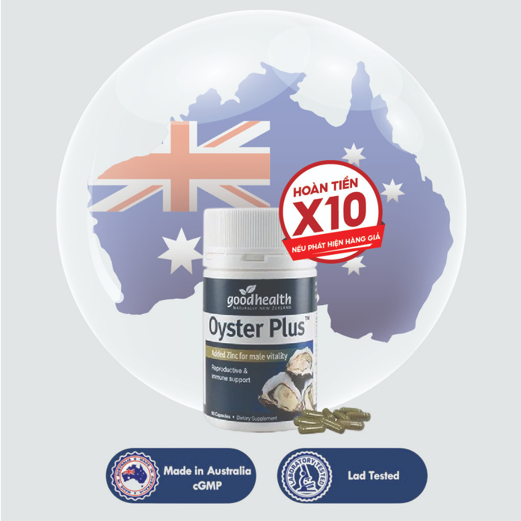 Combo tăng khả năng thụ thai 3 món Hàu lùn Oyster + Menevit + Blackmores Conceive Well Gold của Úc