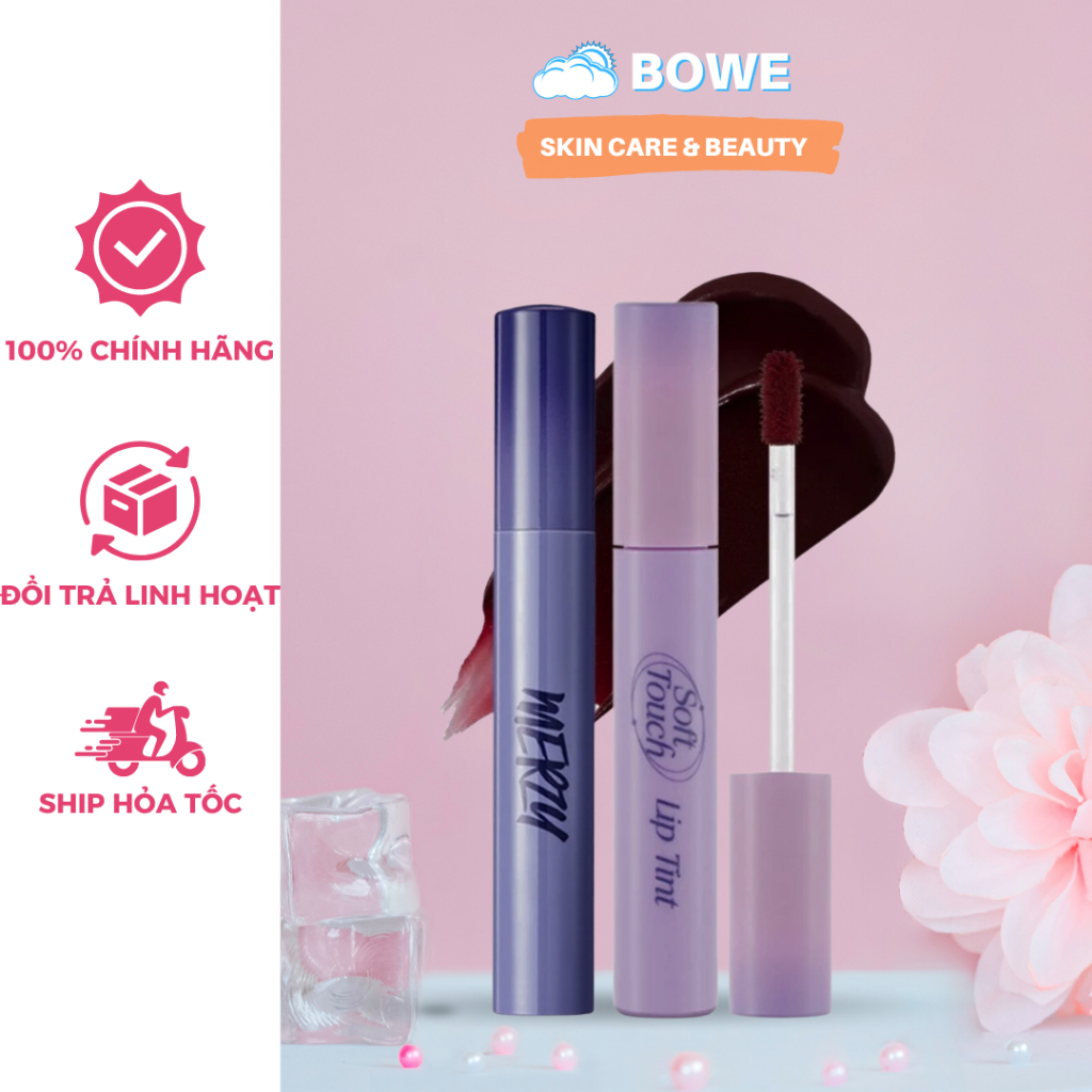 [New - Season 2] Son Kem Siêu Lì, Siêu Mịn Môi Merzy Soft Touch Lip Tint 3g