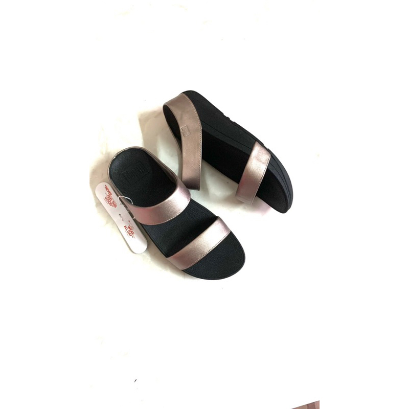 Dép FF 2 quai ngang xám ghi