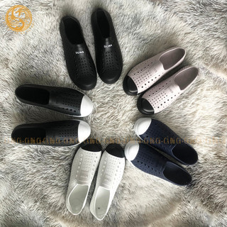 Giày nhựa lười native nam nữ giầy Duwa đi biển du lịch đi mưa cắm trại picnic