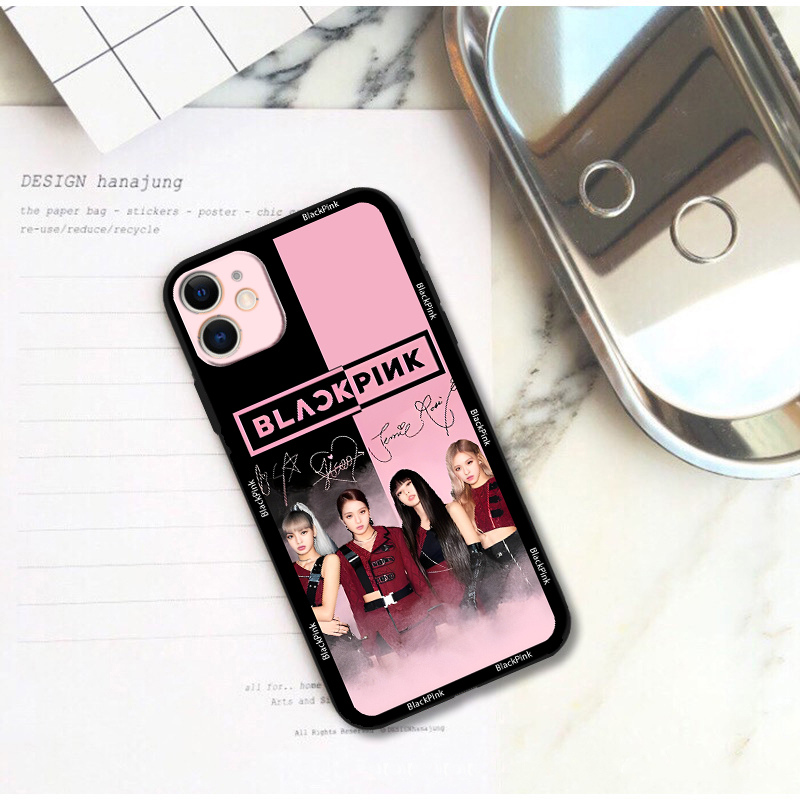 Ốp lưng iphone cạnh vuông kpop Blackpink 6/6splus/7/7plus/8/8plus/x/xr/xs/11/12/13/pro/max/plus/promax - ng855