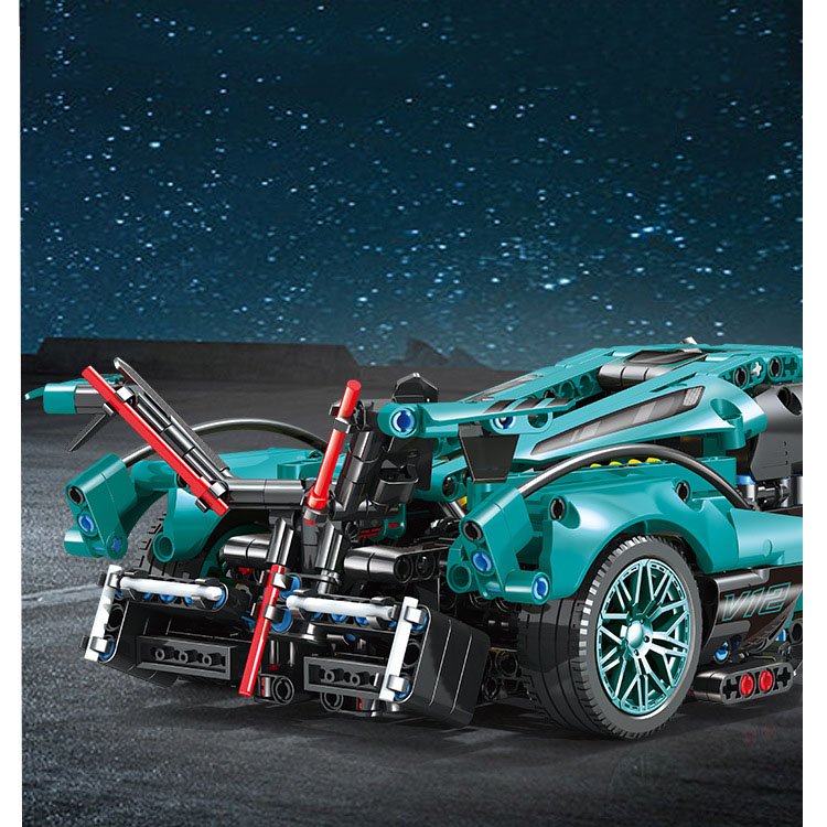 Đồ Chơi Lắp Ráp Kiểu Lego Mô Hình Điều Khiển Từ Xa  RC Siêu Xe Lamborghini V12 Model 0092A Với 1000+ Mảnh Ghép