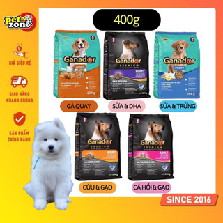 Thức ăn hạt cho chó Ganador 400g