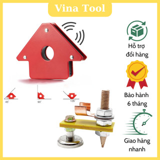 Ke góc hàn bằng nam châm, kẹp mát nam châm, ke góc vuông nam châm vĩnh cửu, kẹp mass nam châm máy hàn loại đơn