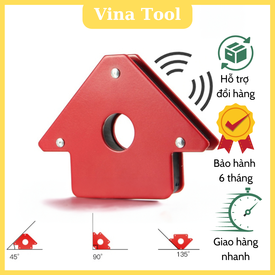 Ke Góc Hàn Nam Châm, Kẹp Mát Hàn Nam Châm Combo Ke Góc Nam Châm Kẹp Mass Hàn