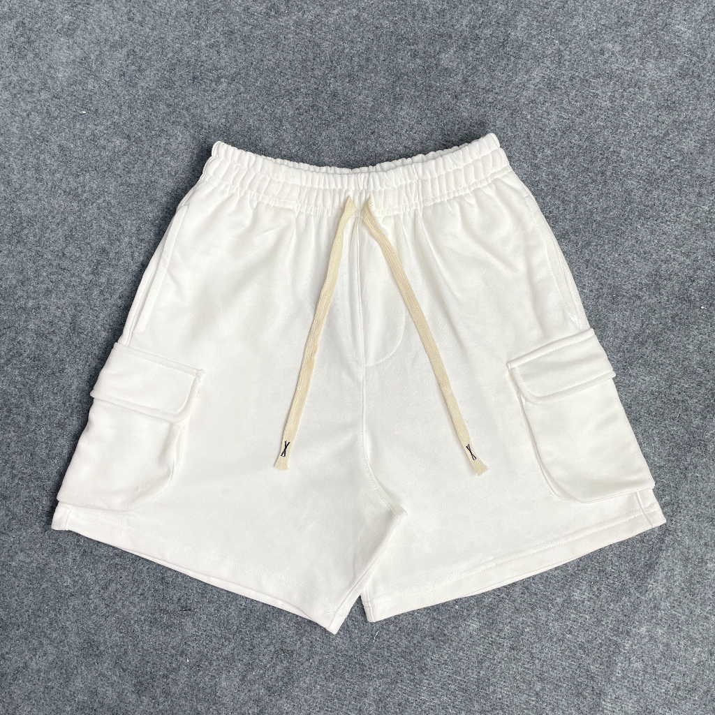 Quần short TÚI HỘP TRƠN unisex HOGOTO  nỉ da cá Hogoto club