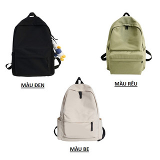 Balo ulzzang basic hàn quốc chống nước, balo nam nữ đi học thời trang giá rẻ bt16