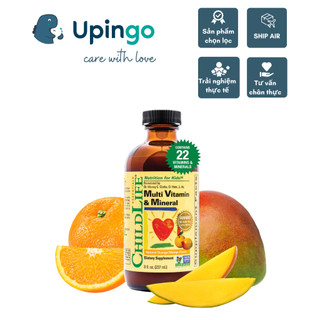 (Date 01/2026) Vitamin tổng hợp Childlife Multivitamin & Mineral cho bé từ 6 tháng tuổi Mỹ