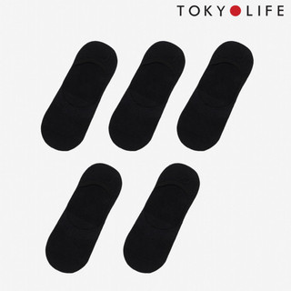 Tất chân nam nửa bàn TOKYOLIFE pack 5 chất liệu vải co giãn cao cấp C7SOK101M/C7SOK103M/C7SOK104M