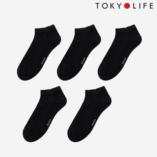  Tất chân nam cổ ngắn TOKYOLIFE pack 5 chất liệu co giãn cao cấp C7SOK301M C7SOK302M C7SOK304M 